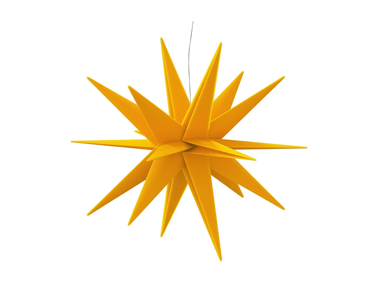 Lumière de Noël avec LED pliable jaune 100 cm