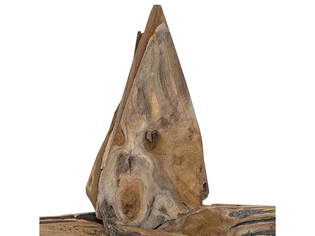 Étoile de Noël Marron 60 x 5 x 75 cm Bois de teck massif