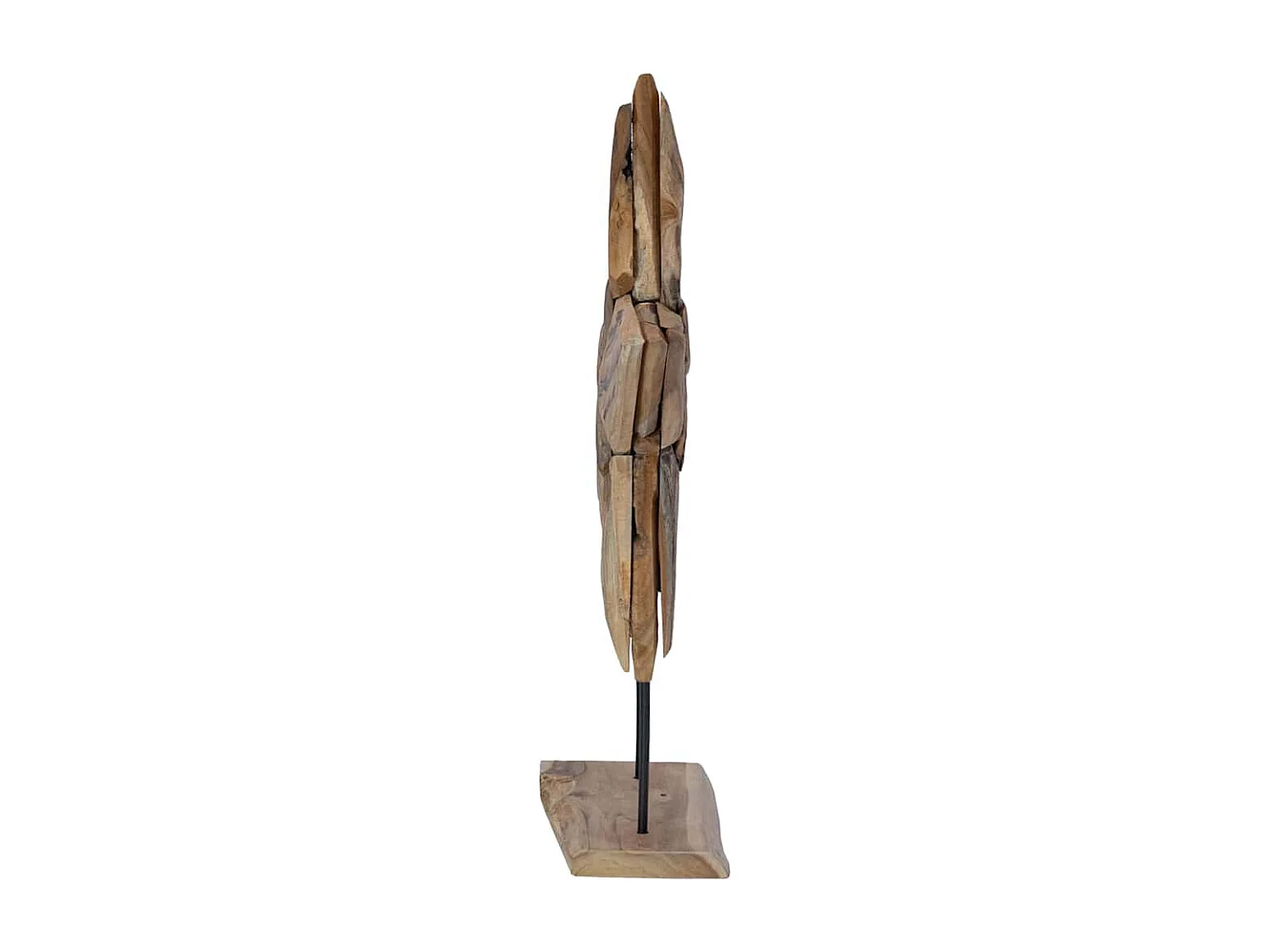 Étoile de Noël Marron 60 x 5 x 75 cm Bois de teck massif