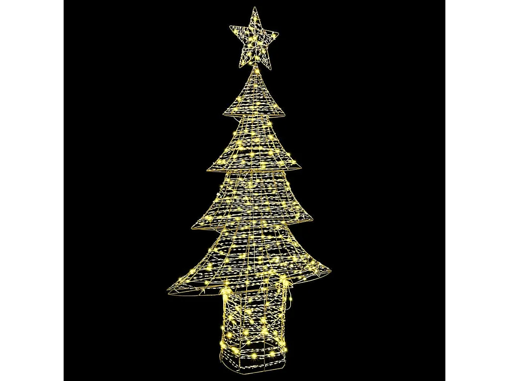 Sapin de Noël avec 240 LED Blanc chaud 180 cm PET