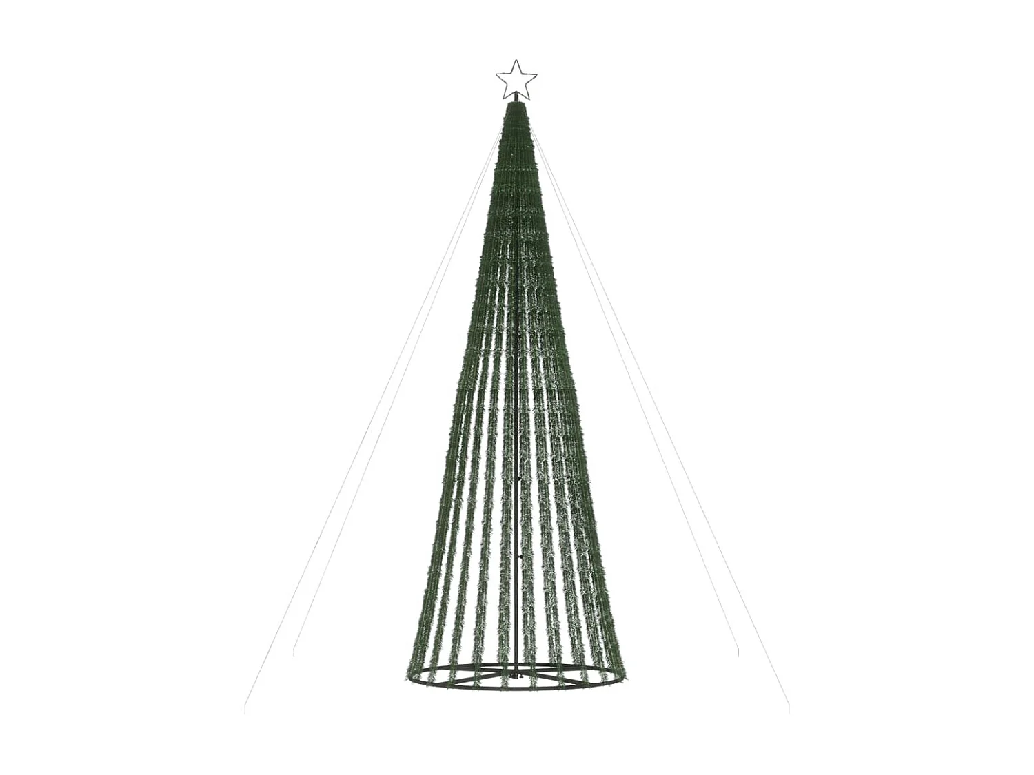 Sapin de Noël à LED 688 LED blanc chaud 300 cm