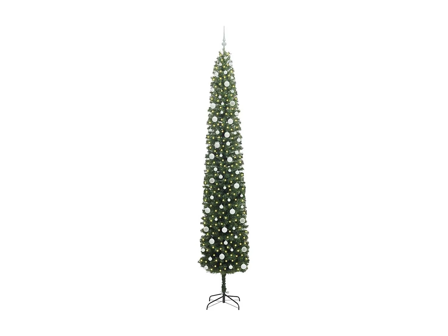 Sapin de Noël artificiel Vert 270 cm PVC et acier et plastique