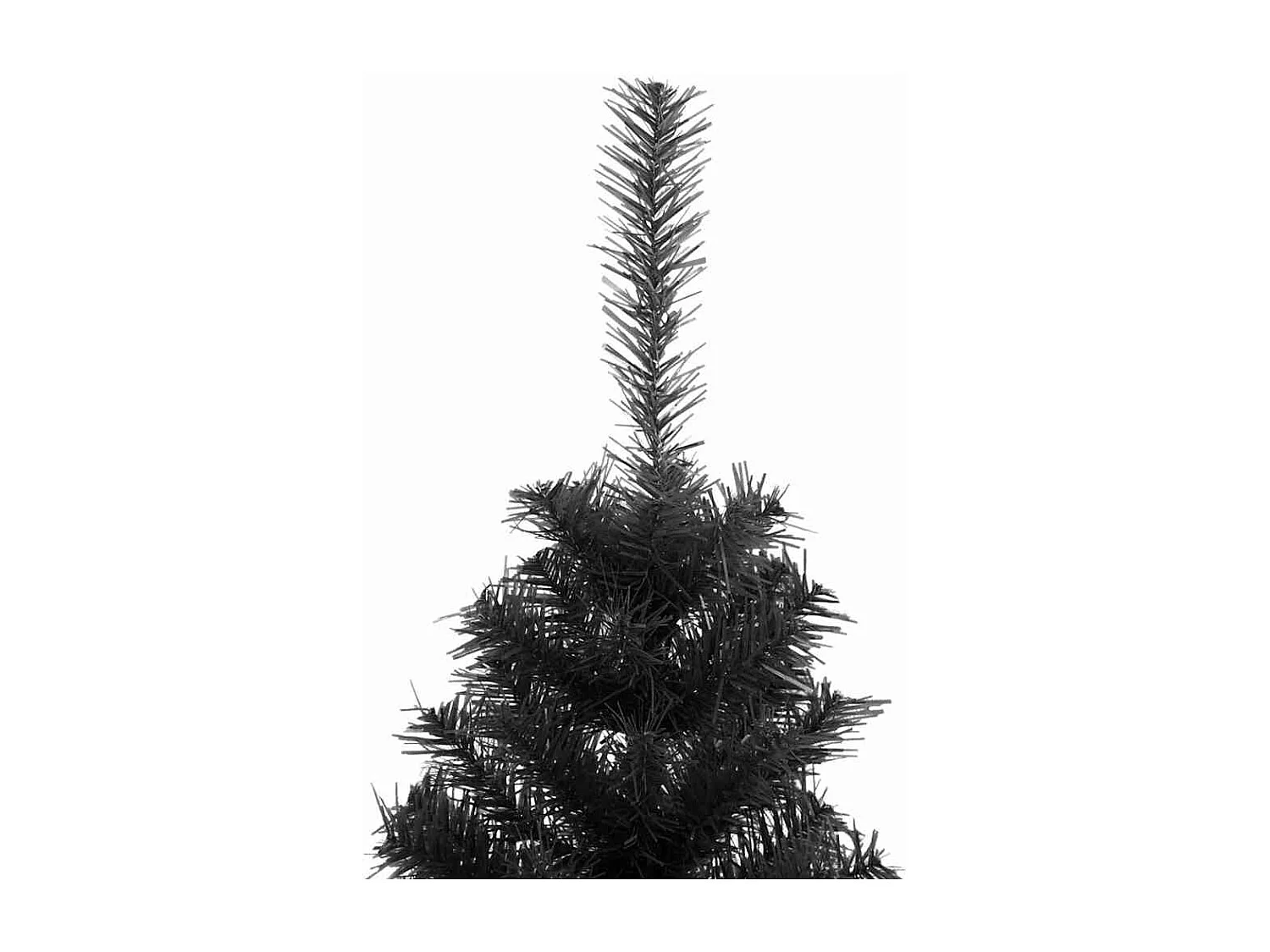 Kerstboom met 150 LED's met standaard Zwart 120 cm PVC