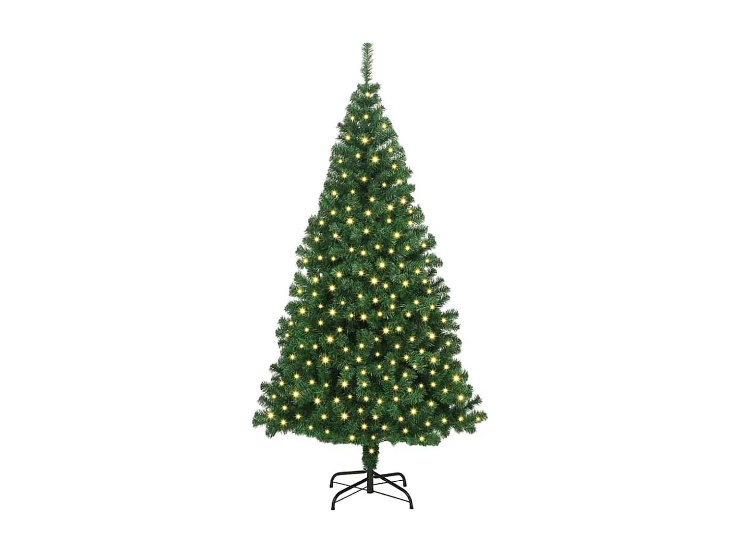 Sapin de Noël artificiel Vert 180 cm PVC, Acier et Plastique