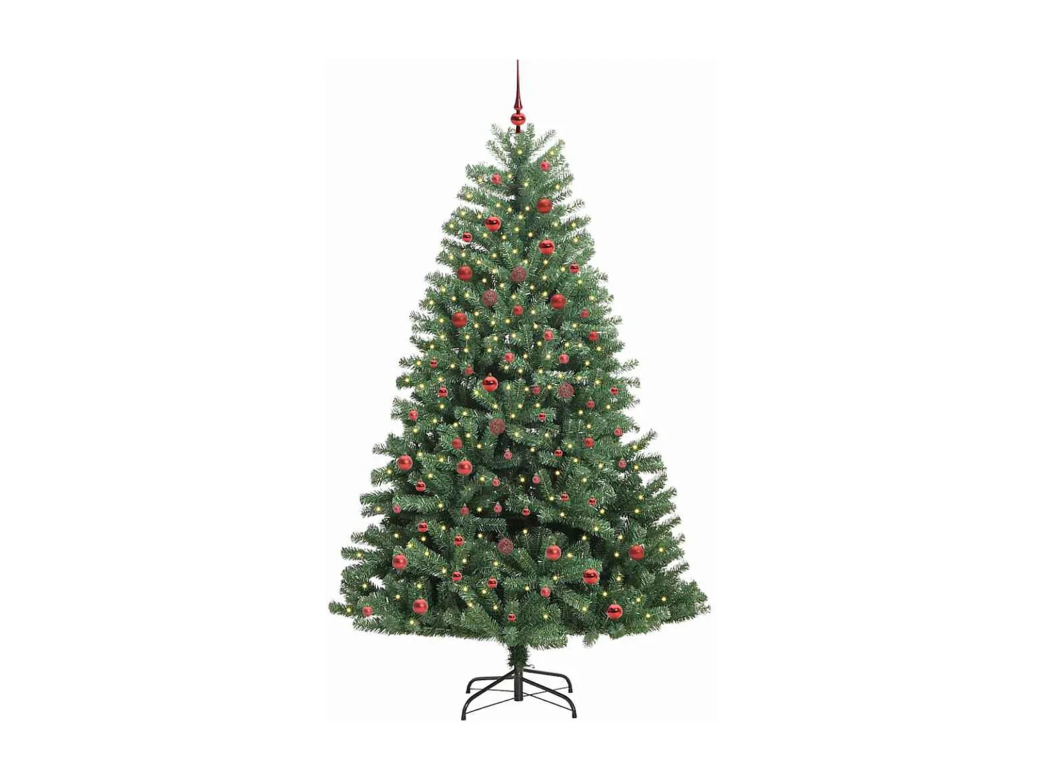 Sapin de Noël Artificiel à Branches Articulées Vert 210 cm