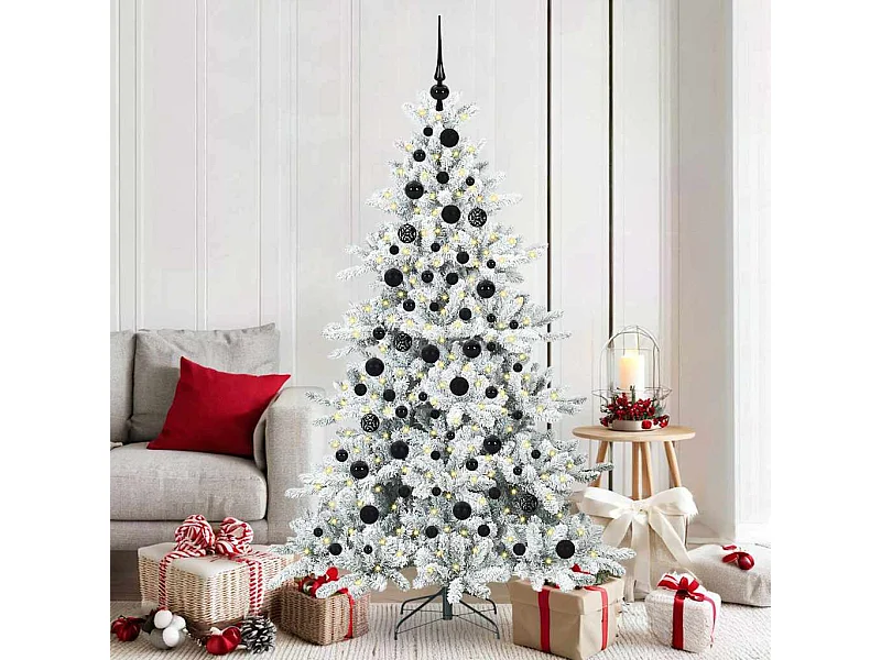 Sapin de Noël Artificiel à Branches Articulées 180 cm PVC
