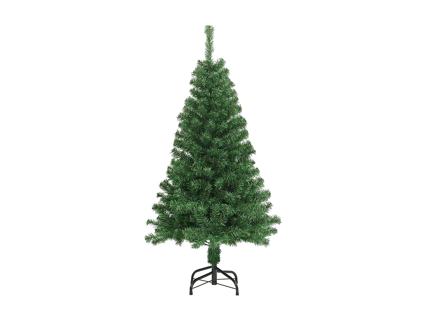 Albero di Natale artificiale con rami spessi verde 150 cm PVC