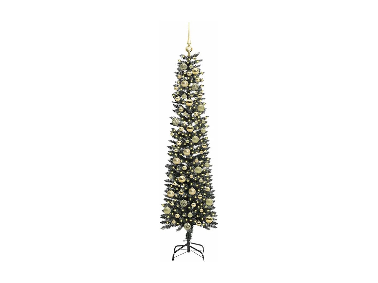 Sapin de Noël artificiel avec 300 LED Vert 50.5 x 50.5 x 180 cm