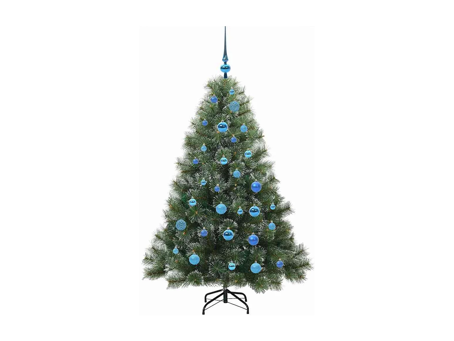 Sapin de Noël artificiel avec 150 LED Vert 150 cm PE et PVC