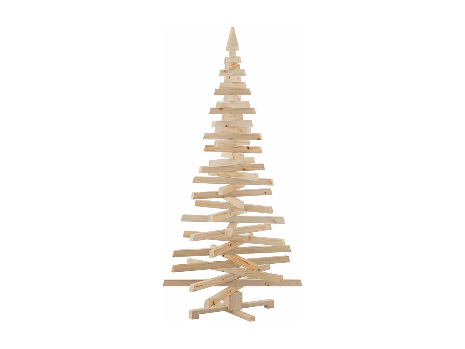 Weihnachtsbäume mit Ständer Natur 180 cm Massivholz Kiefer