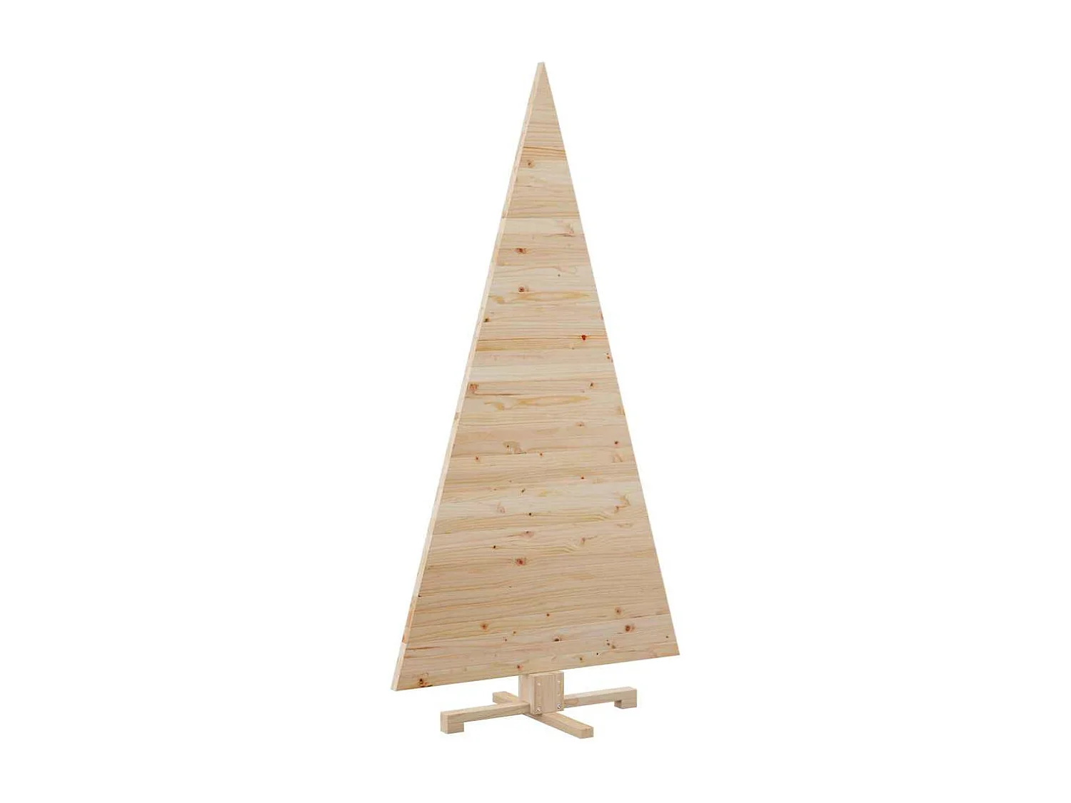 Weihnachtsbäume mit Ständer Natur 180 cm Massivholz Kiefer