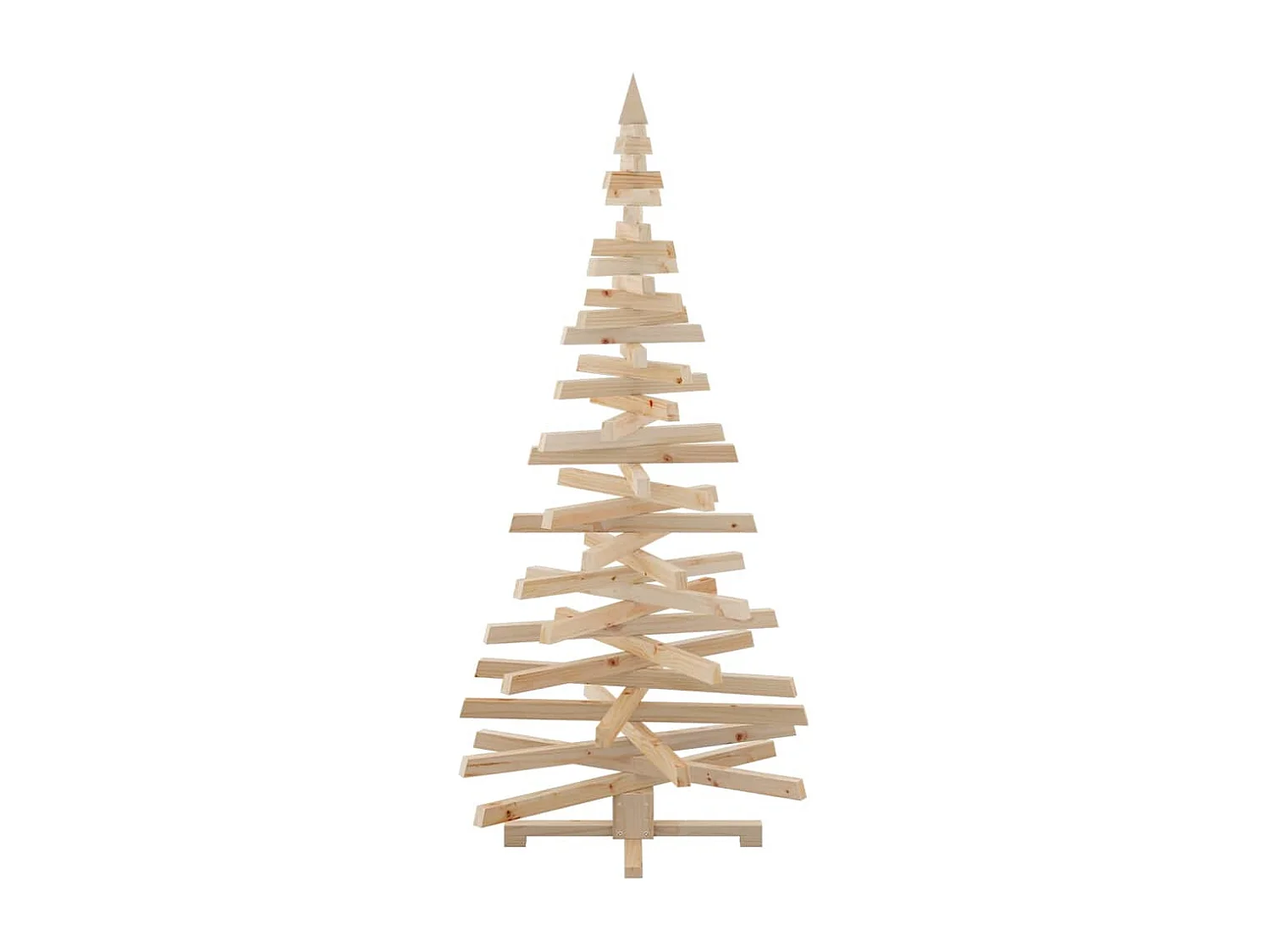 Weihnachtsbäume mit Ständer Natur 180 cm Massivholz Kiefer