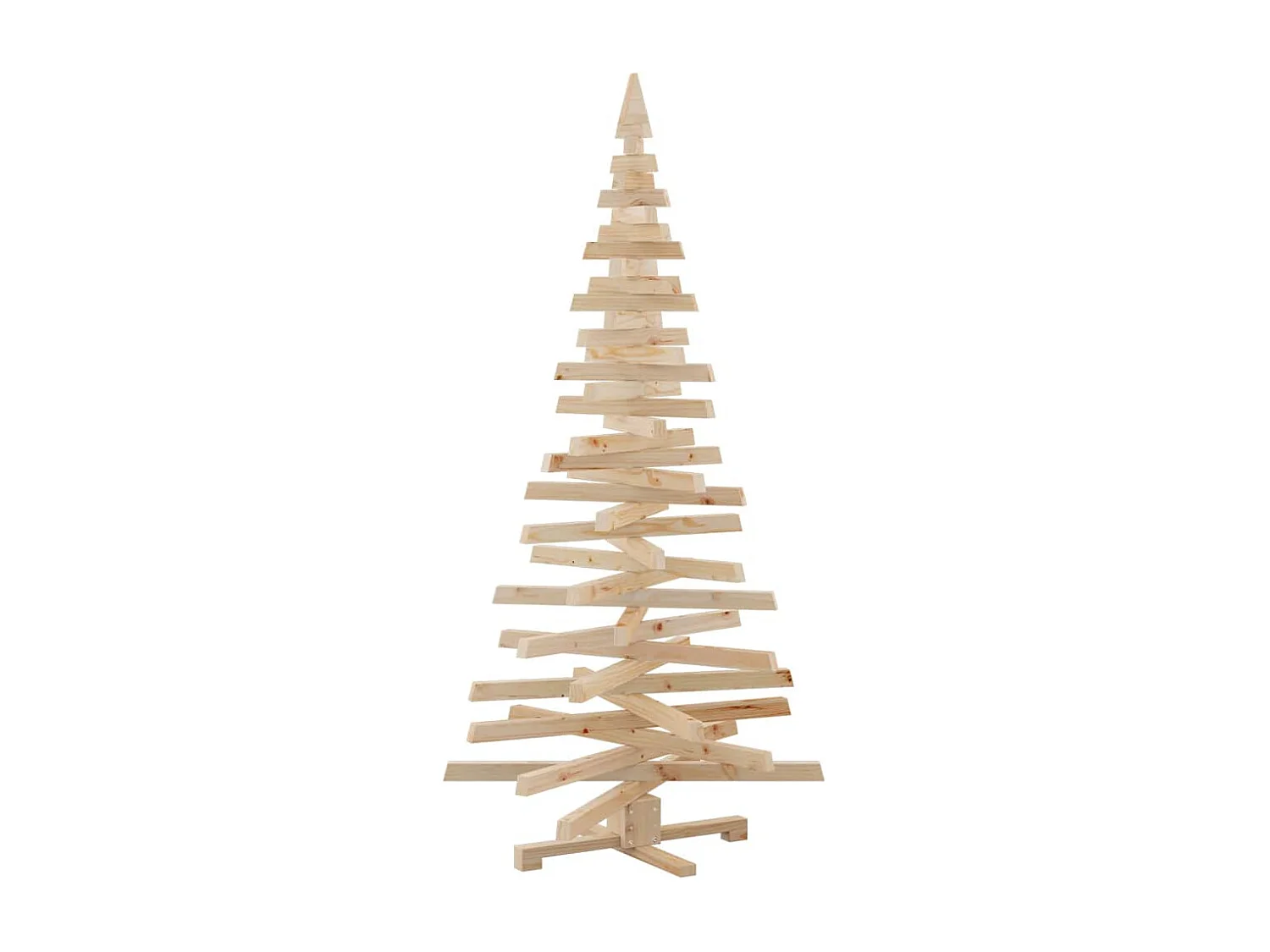 Weihnachtsbäume mit Ständer Natur 180 cm Massivholz Kiefer