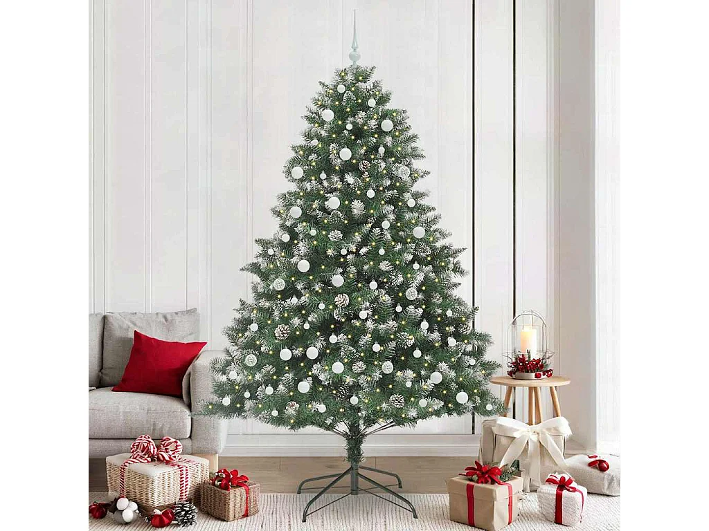 Sapin de Noël artificiel avec 300 LED Vert 160 x 160 x 240 cm