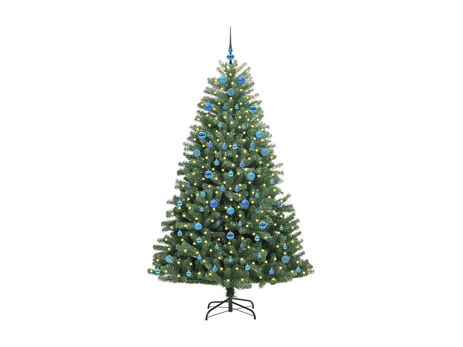 Sapin de Noël Artificiel à Branches Articulées Vert 210 cm