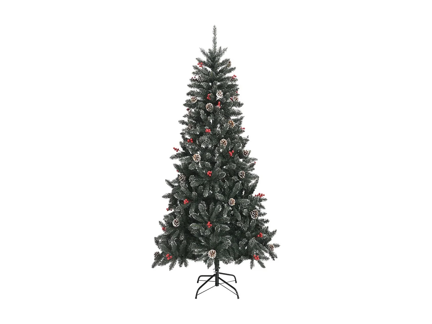 Kunstkerstboom met standaard Groen 240 cm PVC