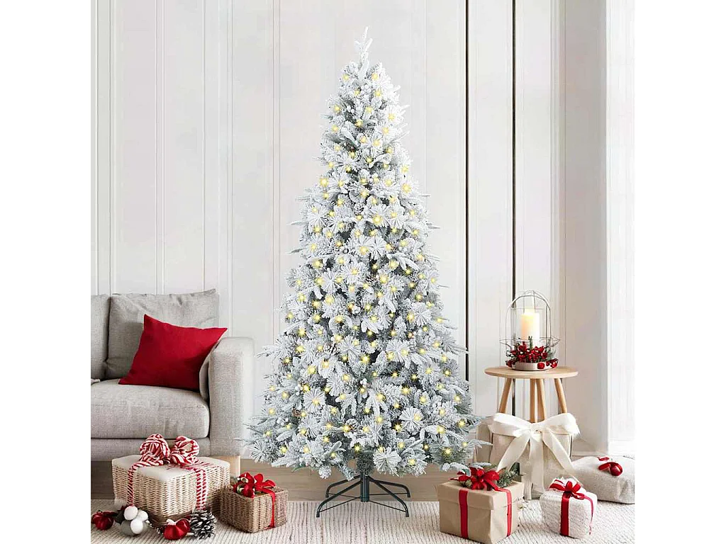 Sapin de Noël Artificiel à Branches Articulées Vert 210 cm