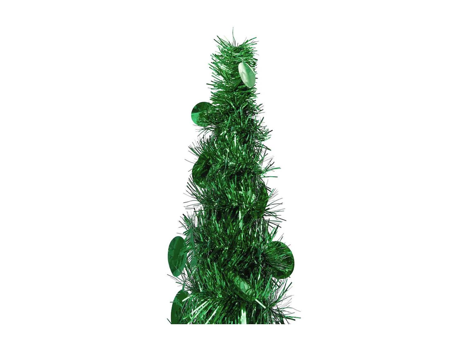 Groene uitschuifbare kunstkerstboom 180 cm PET