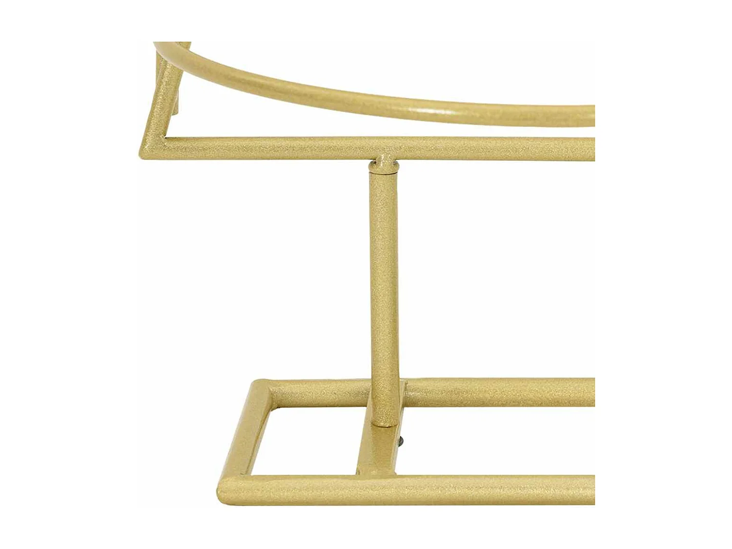 Gouden metalen kerstboom 125 cm gepoedercoat staal