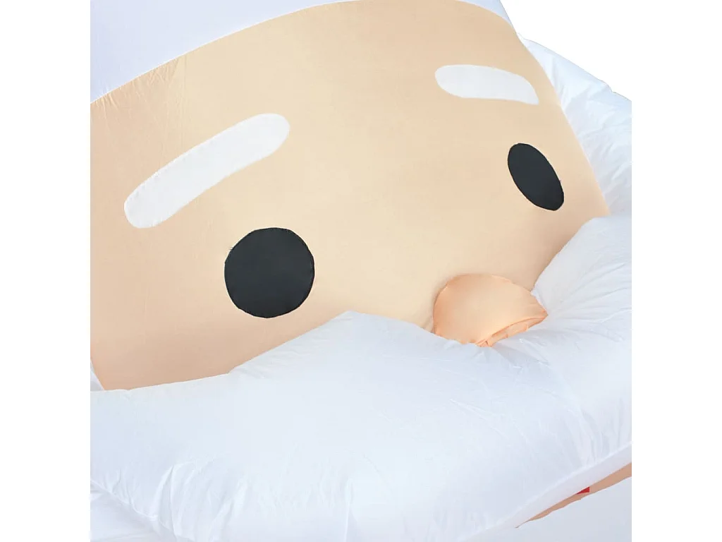 Père Noël gonflable avec LED Décoration de Noël IP44 4,5 m