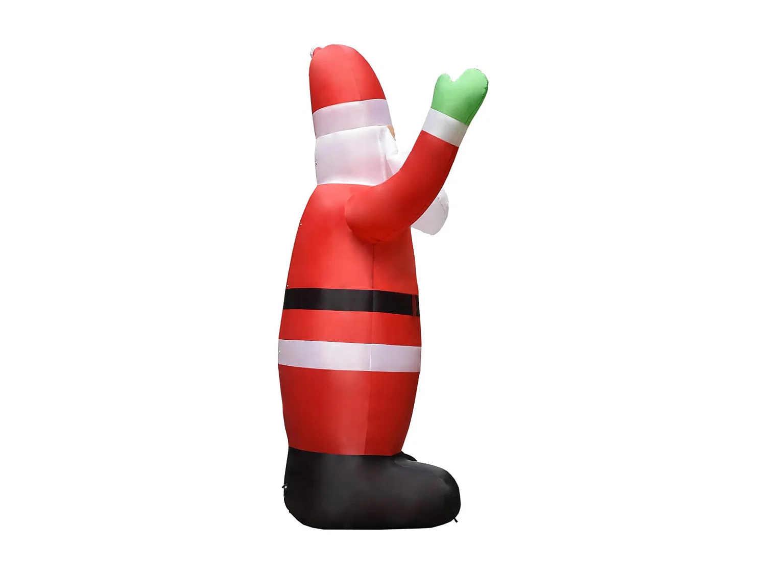 Père Noël gonflable avec LED Décoration de Noël IP44 4,5 m