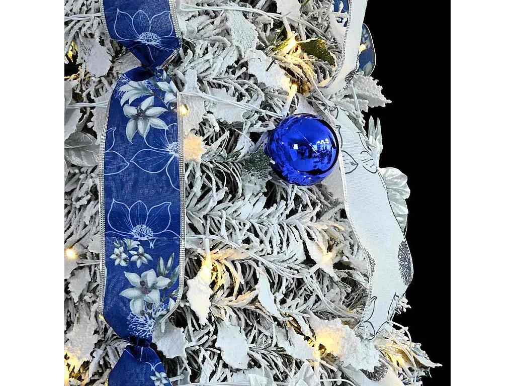 Albero di Natale artificiale con 50 LED Verde 120 cm PVC