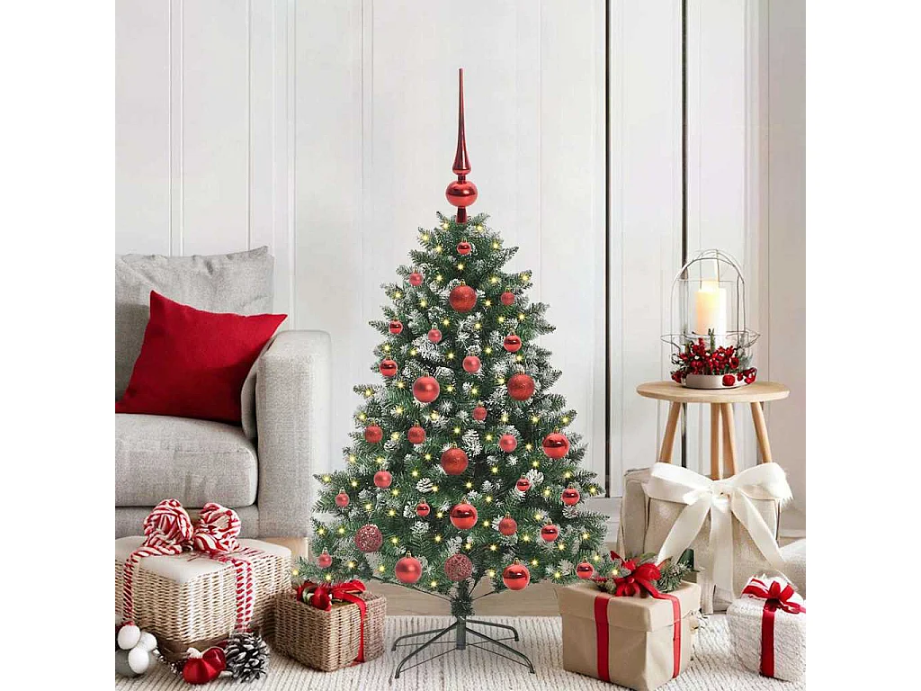 Albero di Natale artificiale con 150 LED Verde 85 x 85 x 120 cm
