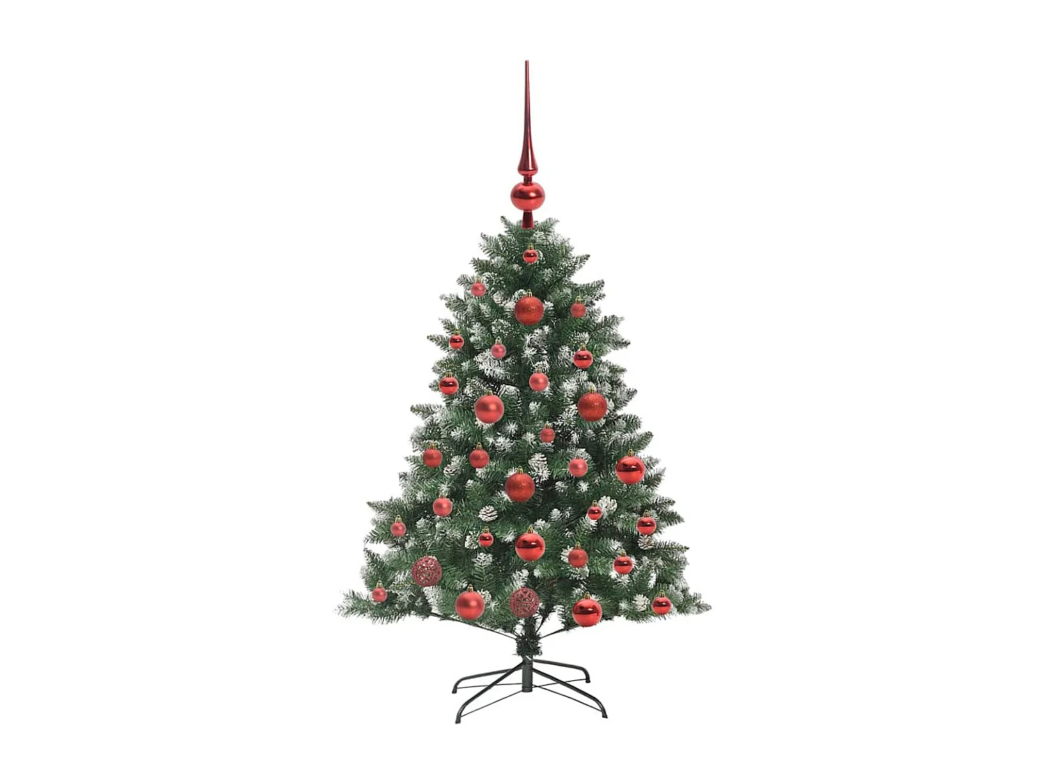 Albero di Natale artificiale con 150 LED Verde 85 x 85 x 120 cm