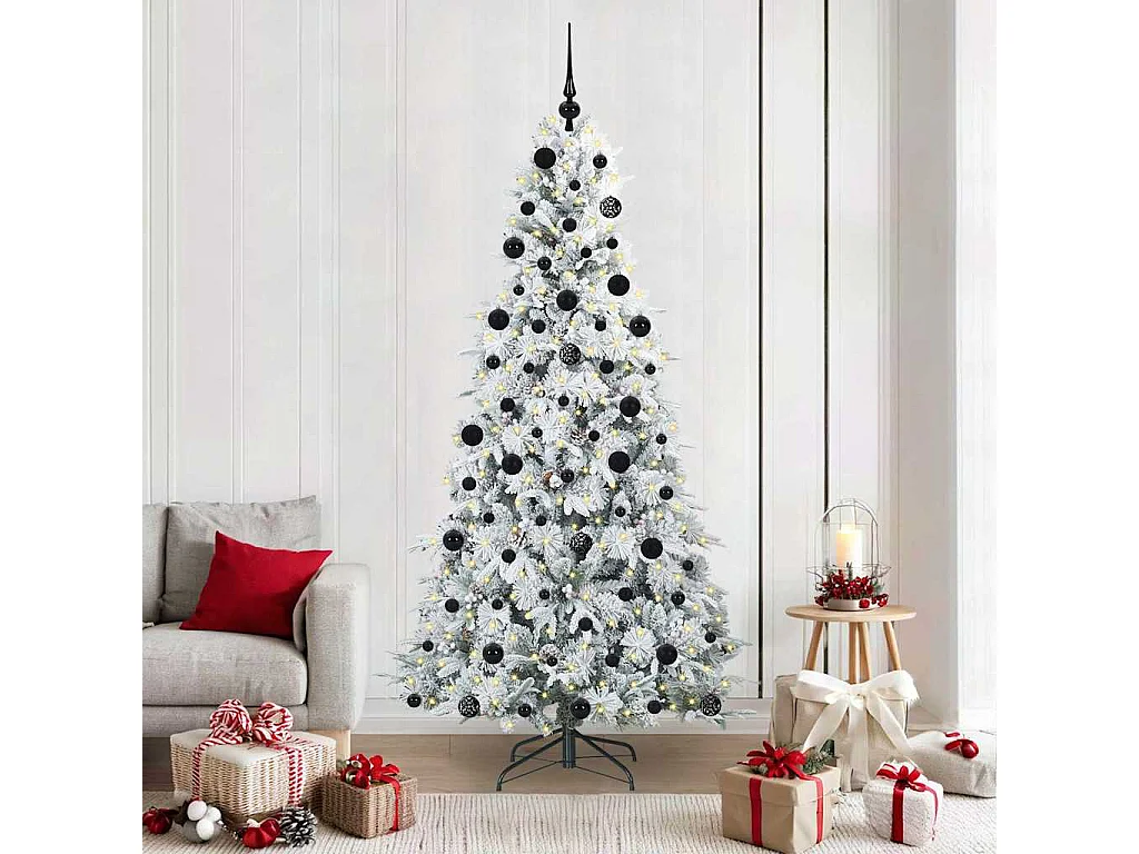 Sapin de Noël Artificiel à Branches Articulées Vert 210 cm