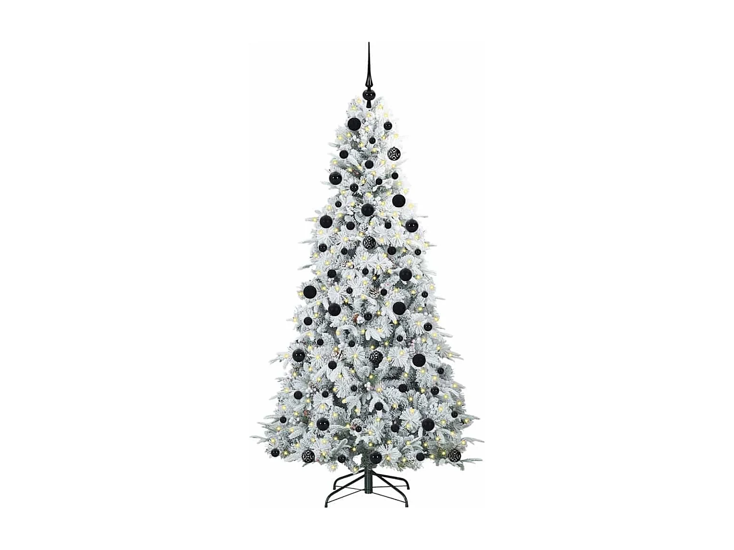 Sapin de Noël Artificiel à Branches Articulées Vert 210 cm