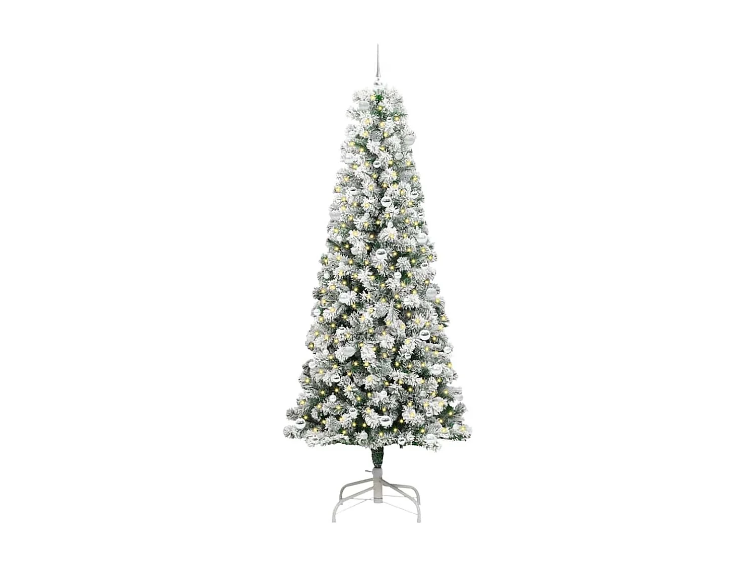 Albero di Natale artificiale con rami incernierati 240 cm