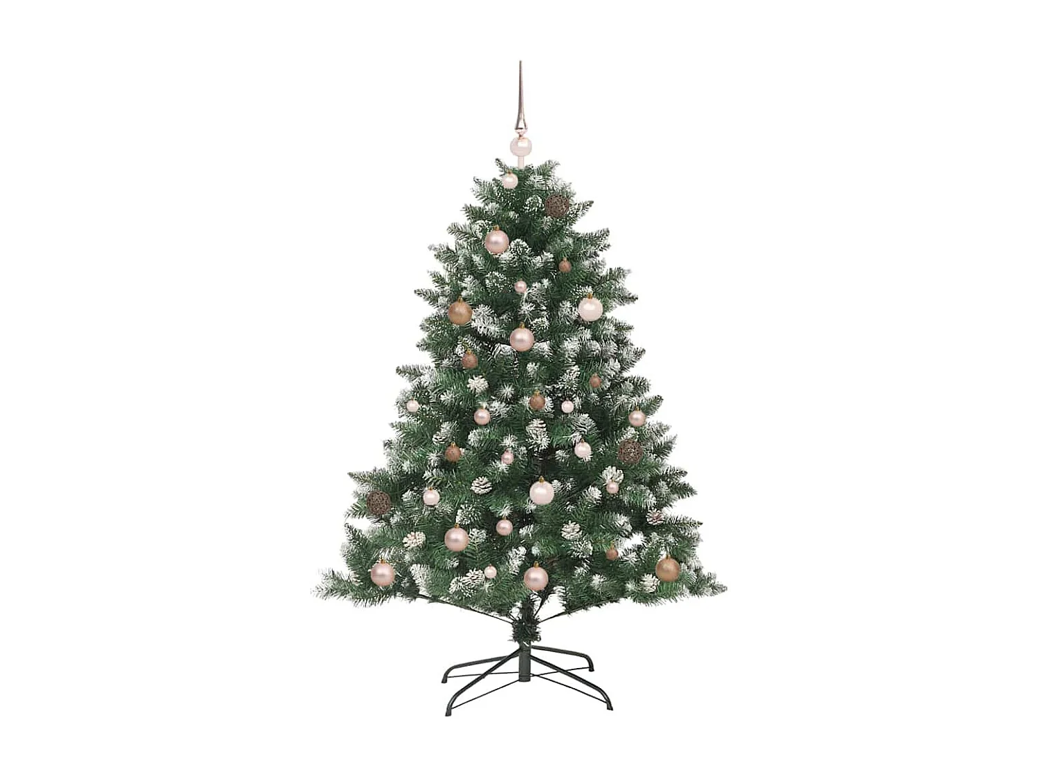 Albero di Natale artificiale con 150 LED Verde 105 x 105 x 150 cm