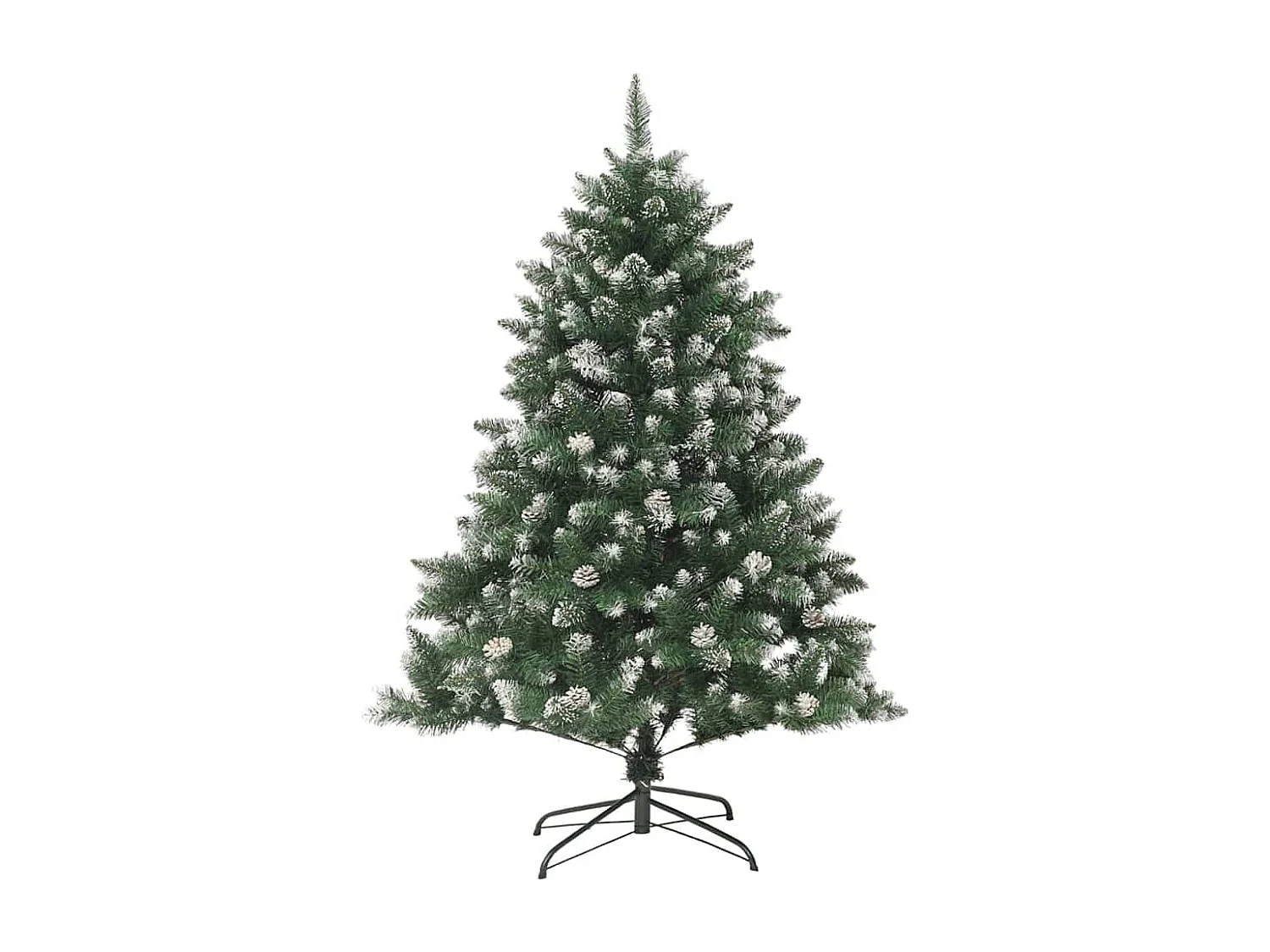 Albero di Natale artificiale con 150 LED Verde 105 x 105 x 150 cm