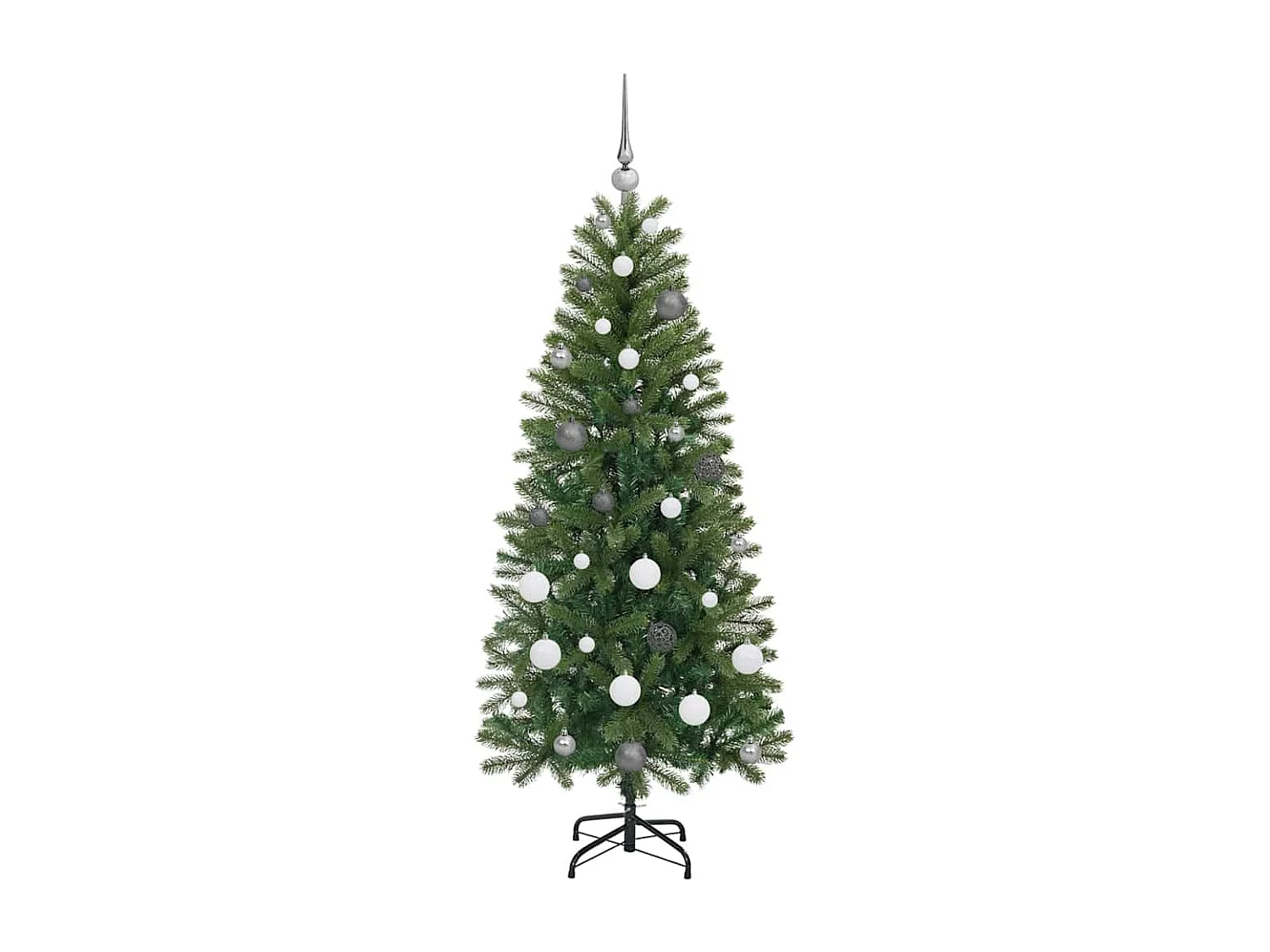Sapin de Noël artificiel avec 150 LED Vert 150 cm PE et PVC