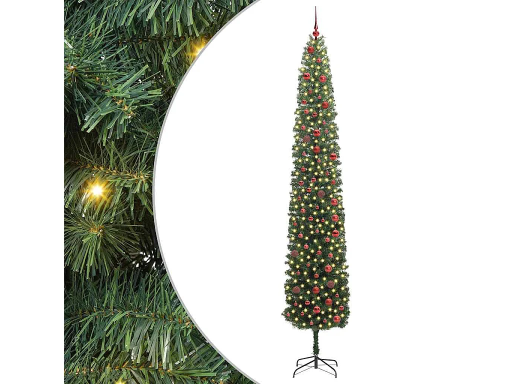 Albero di Natale artificiale Verde 300 cm PVC e acciaio e plastica