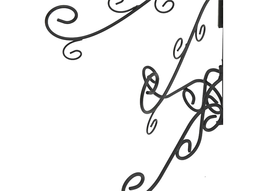 Metall-Weihnachtsbaum zur Dekoration schwarz 90 cm