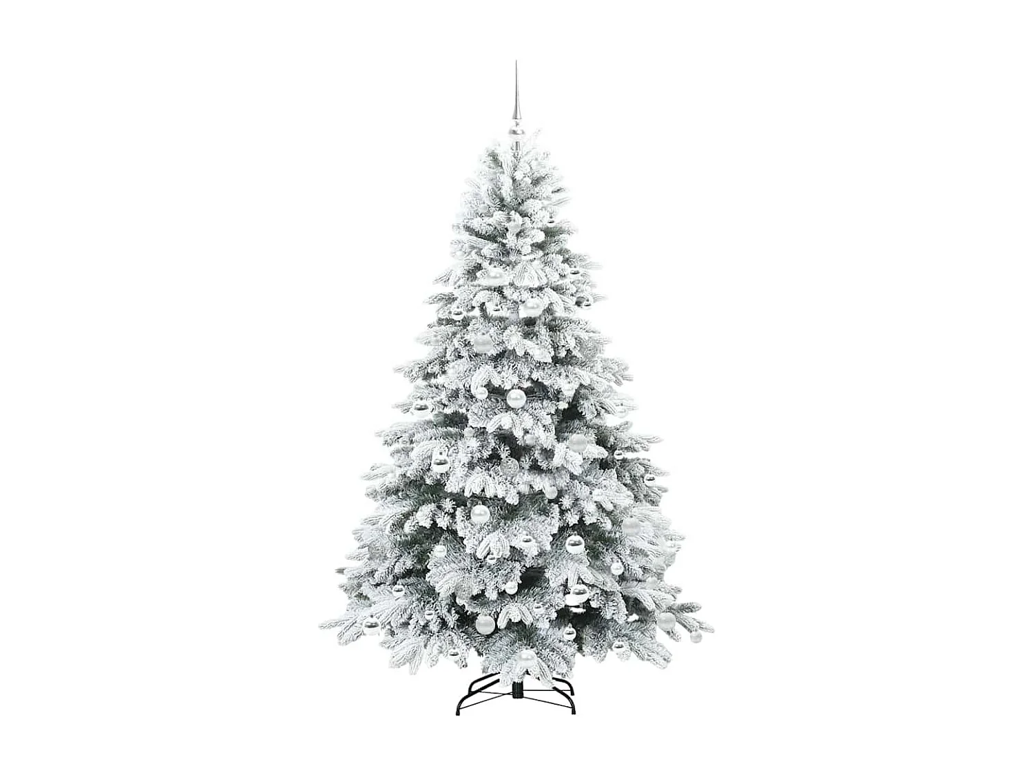 Sapin de Noël artificiel avec 300 LED Vert 180 cm PE et PVC