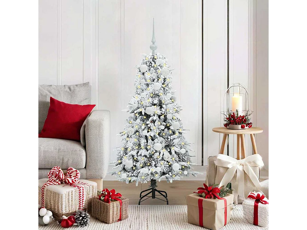 Sapin de Noël Artificiel à Branches Articulées Vert 120 cm