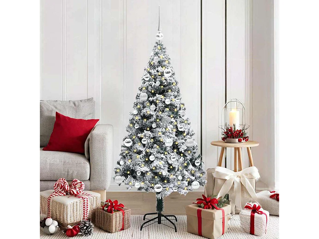 Sapin de Noël artificiel Vert 150 cm PVC, Acier et Plastique