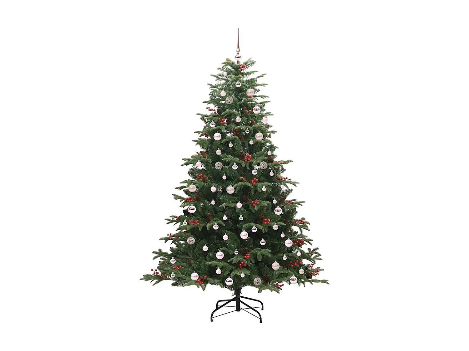 Kunstkerstboom Groen 240 cm PVC, metaal en kunststof