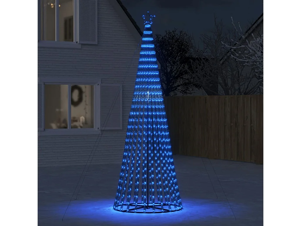 LED Kerstboom 688 LED's blauw 300 cm