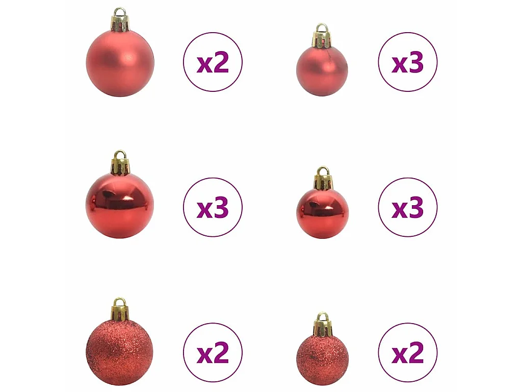 Albero di Natale con 150 LED con supporto Argento 150 cm PET