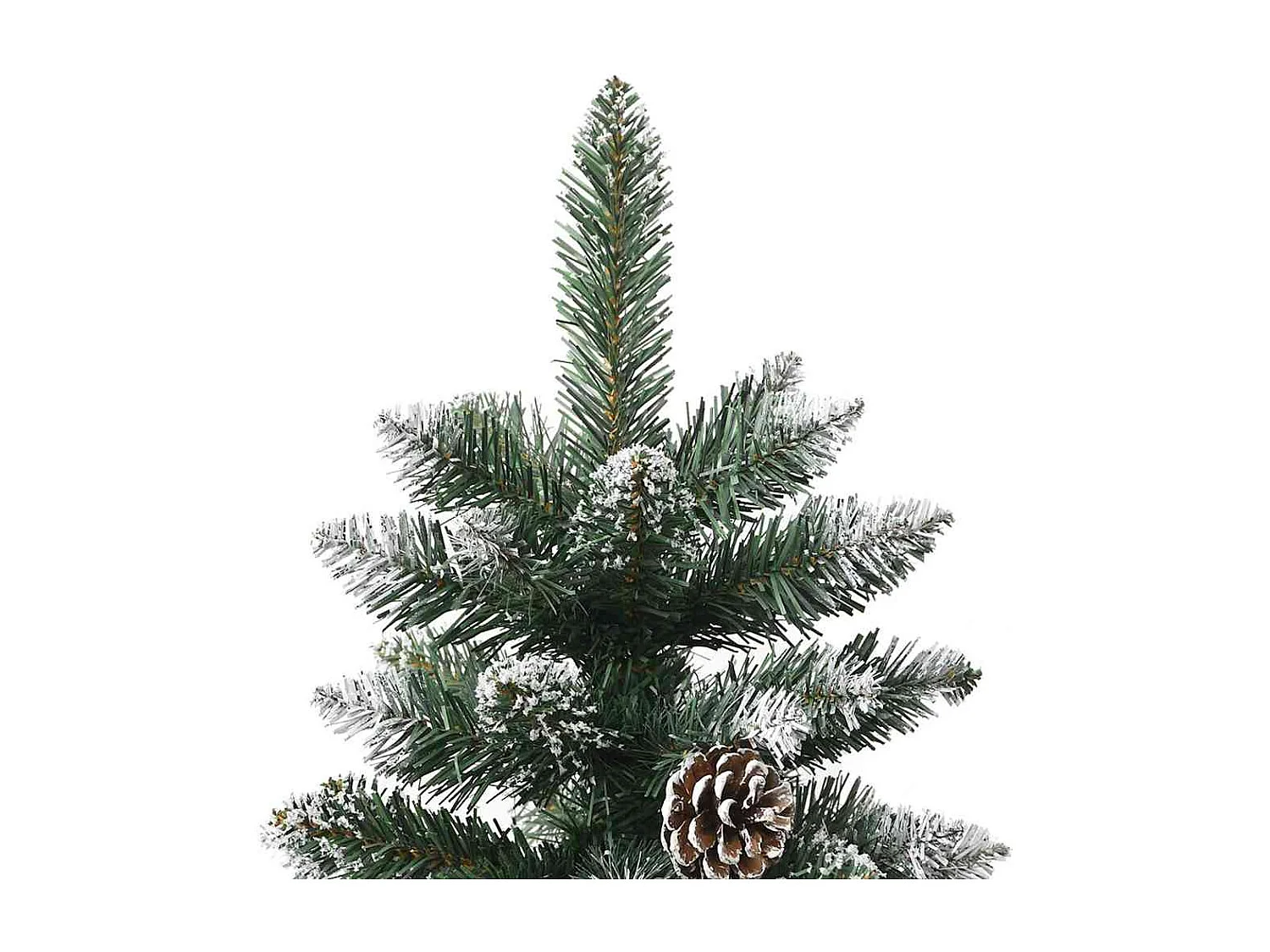 Sapin de Noël artificiel avec 150 LED Vert 66 x 66 x 150 cm