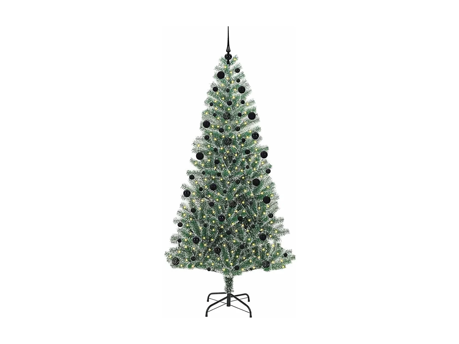 Albero di Natale artificiale a forma di fiocco di neve con luce LED