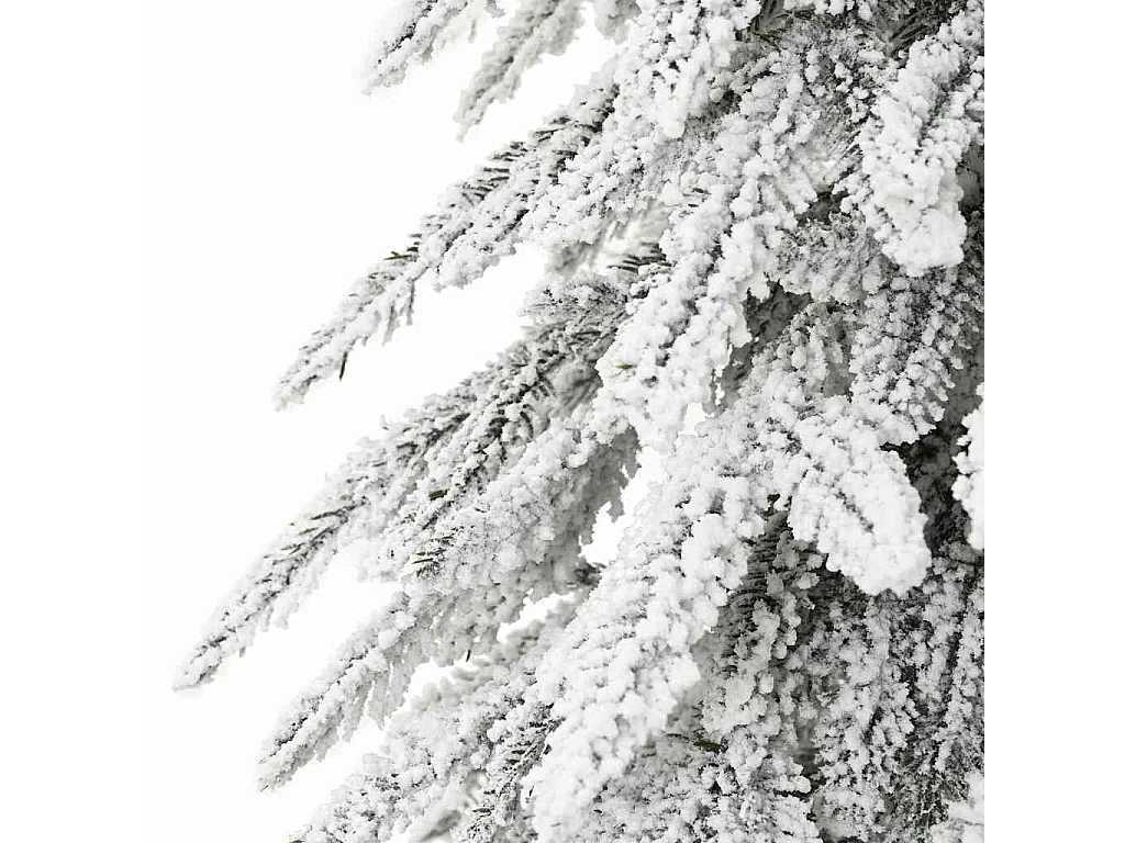 Sapin de Noël avec 300 LED Blanc 180 cm PE et Acier