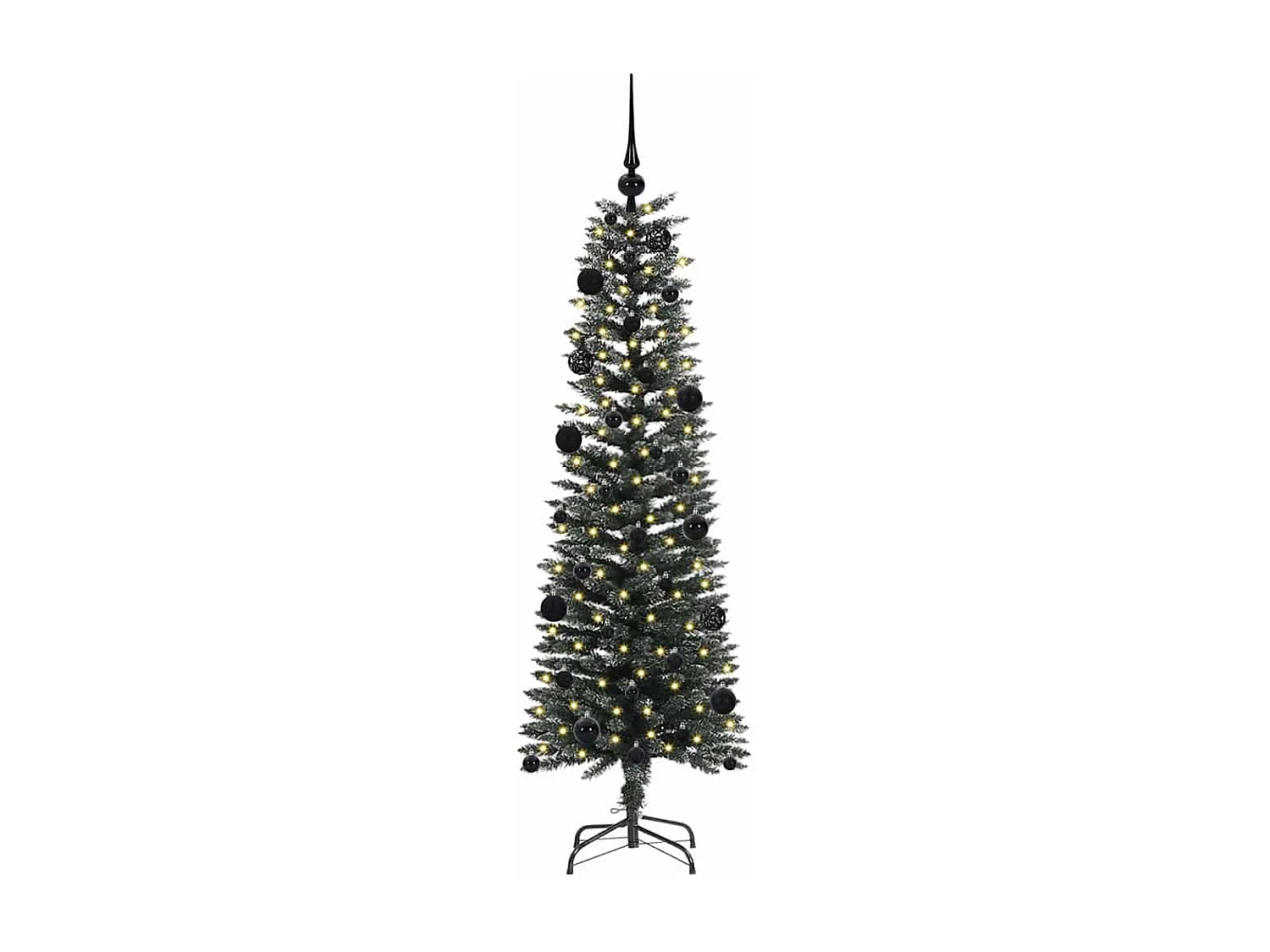 Albero di Natale artificiale con 150 LED Verde 43 x 43 x 150 cm