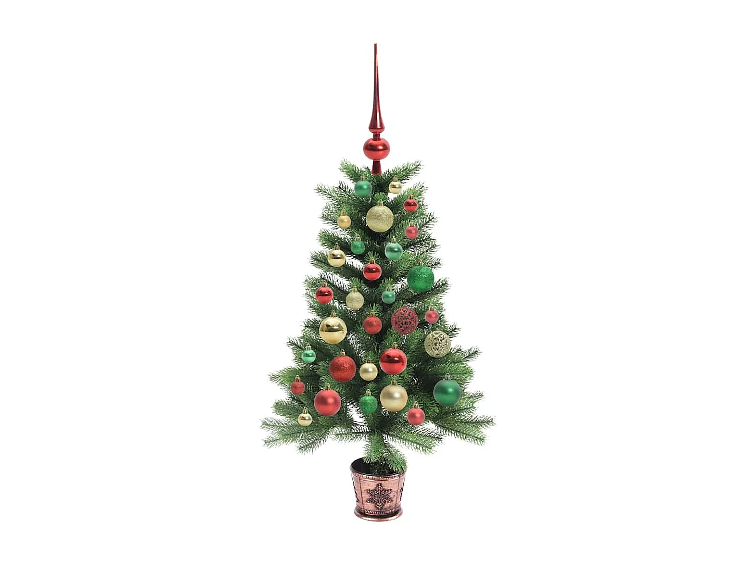 Sapin de Noël avec 150 LED avec support Vert 90 cm PE