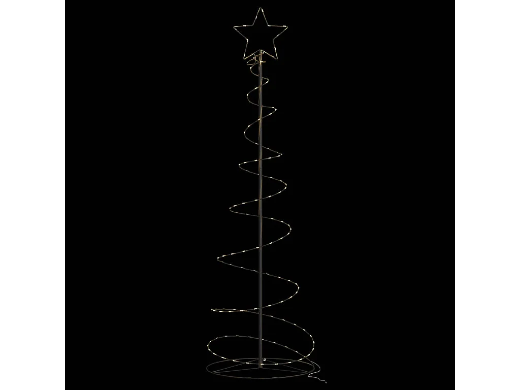 Sapin de Noël à LED 120 LED blanc chaud 180 cm