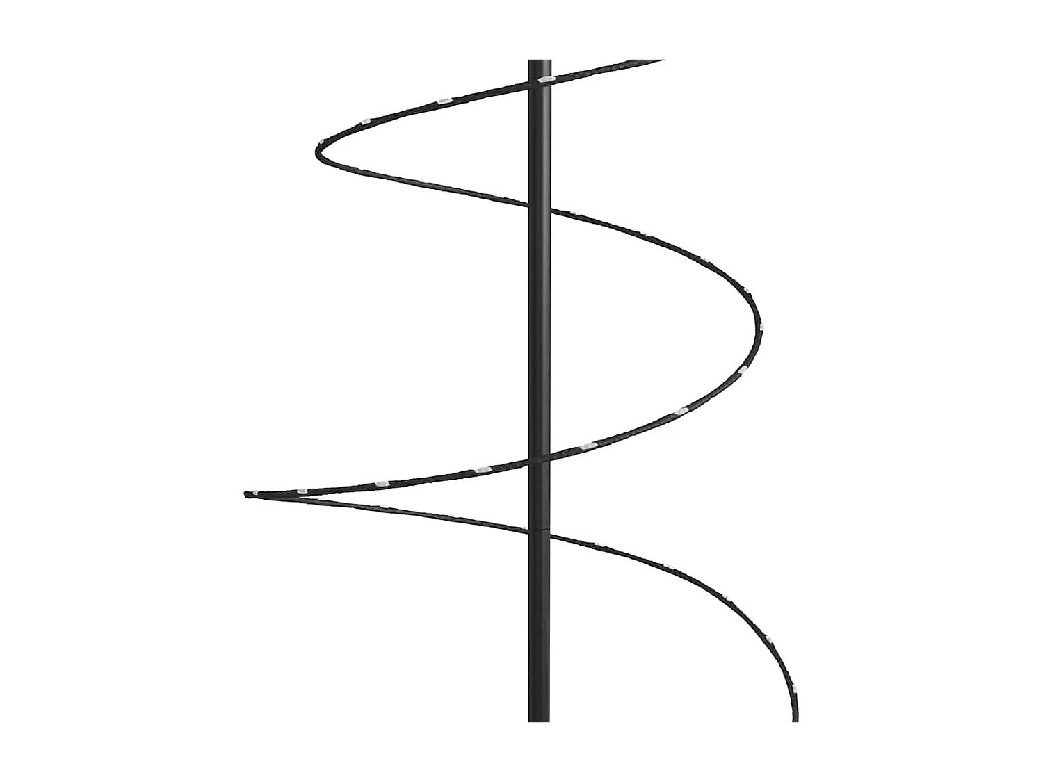 Sapin de Noël à LED 120 LED blanc chaud 180 cm