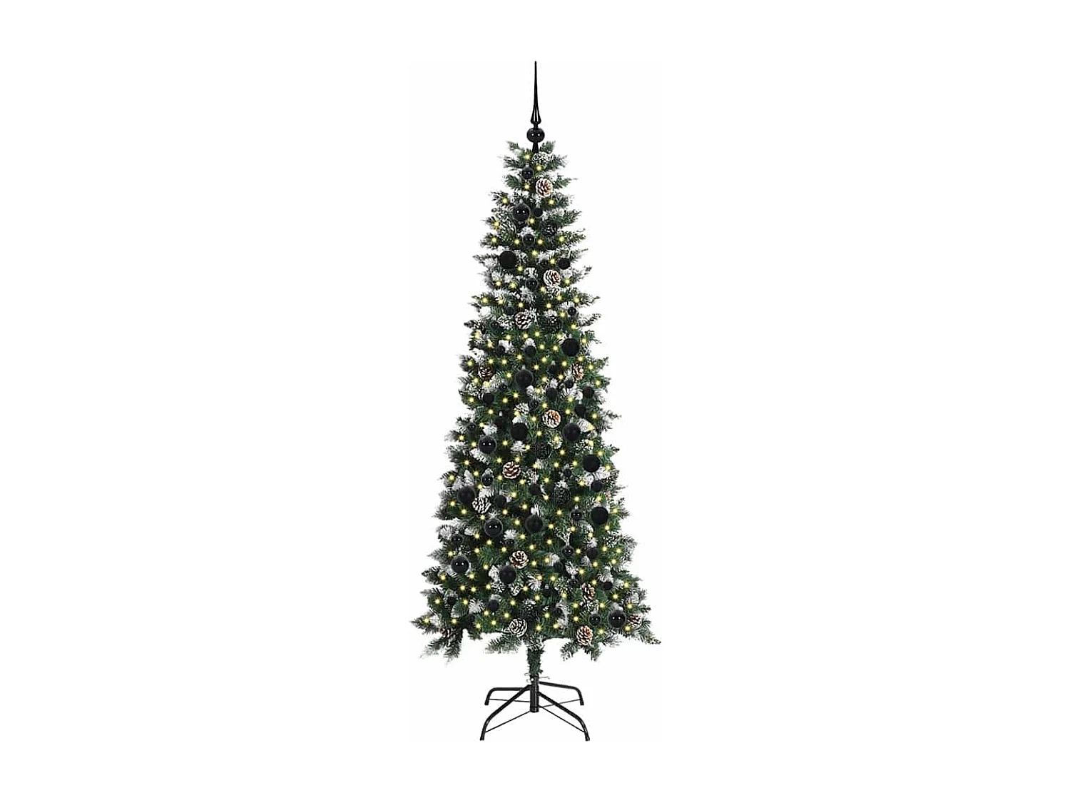 Sapin de Noël artificiel avec 300 LED Vert 86 x 86 x 210 cm